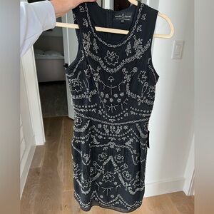 NEW Needle and Thread size 8 (fits like 6/8) dress, black sparkly